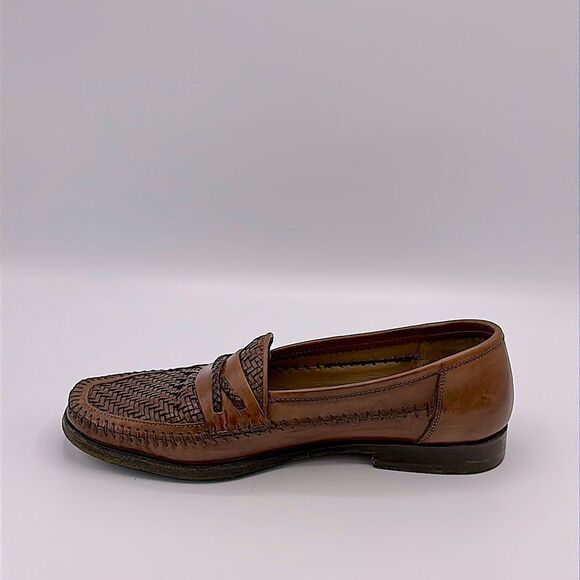 Lorenzo Banfi Loafers Size 8.5. 8.5M Shoes Milano Tan Slip On - Picture 3 of 13